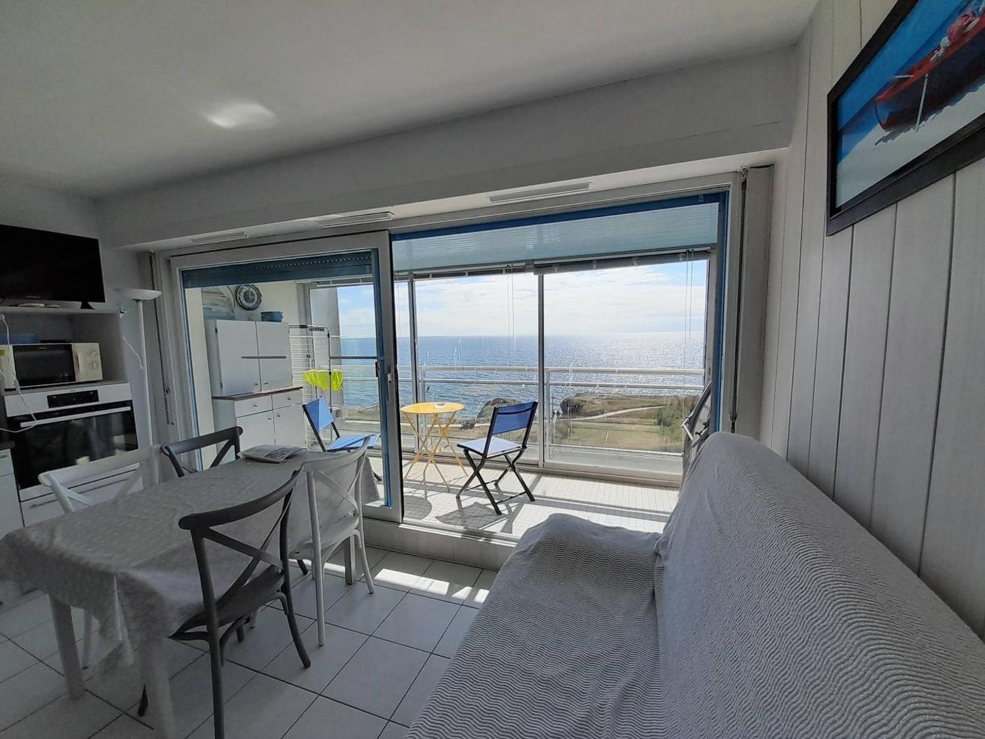 Studio Face Mer Avec Balcon-Veranda, Parking Prive, Criques A Proximite, Accueil Petits Chiens - Fr-1-324-32 Saint-Hilaire-de-Riez Buitenkant foto